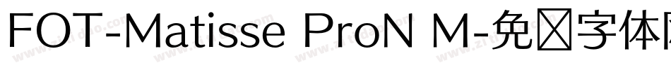 FOT-Matisse ProN M字体转换
